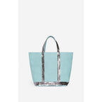 Bolso Cabas de Algodón - Verde Agua