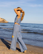 Pantalones largos - Azul
