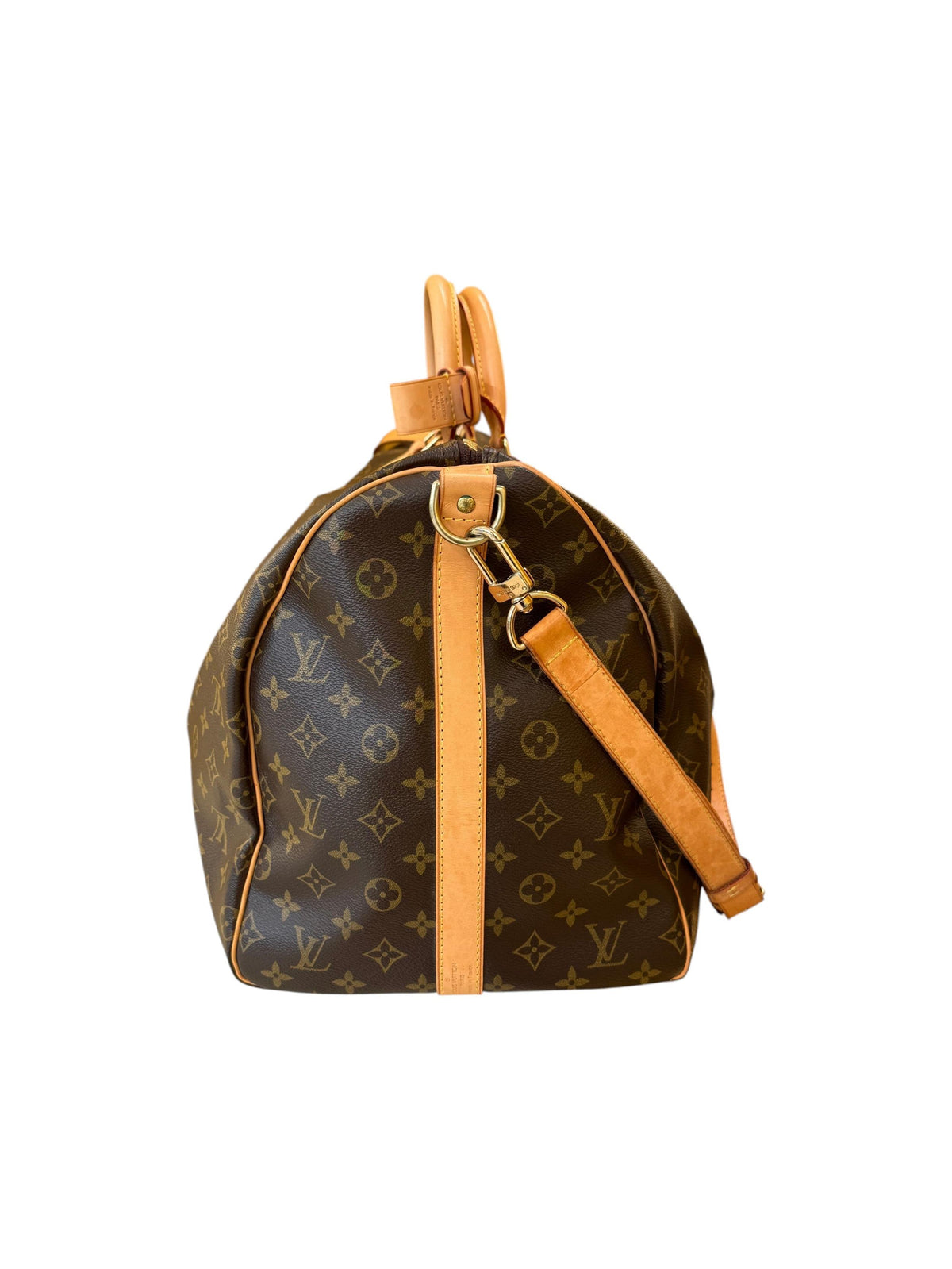 Louis Vuitton - Torba Keepall Bandoulière 45 Płócienna - Brązowy