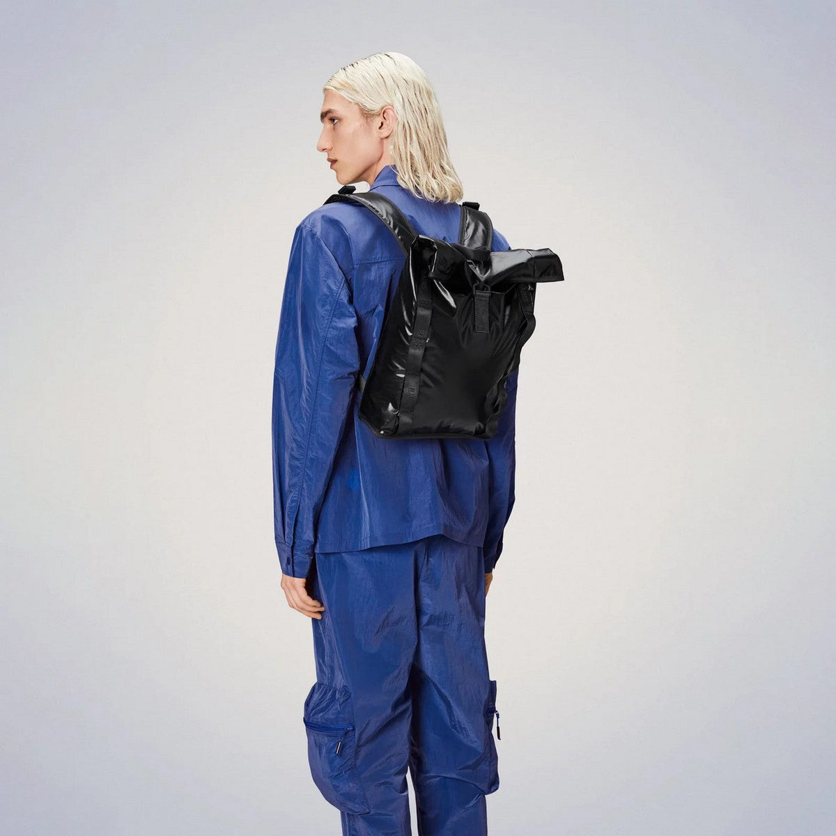 Sibu Rolltop Rucksack Mini W3 Black Bag - Unisex