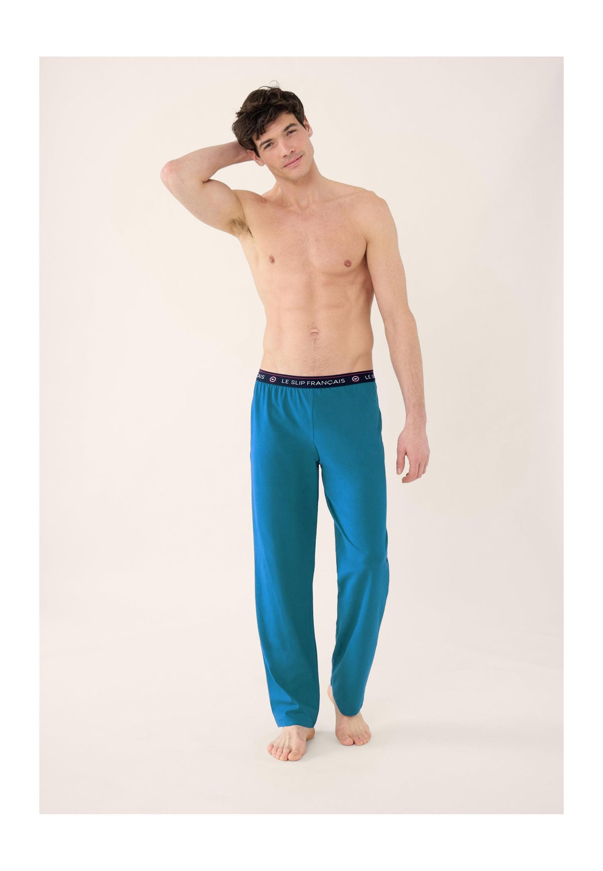 Bas De Pyjama Long Indomptable En Coton - Topaz