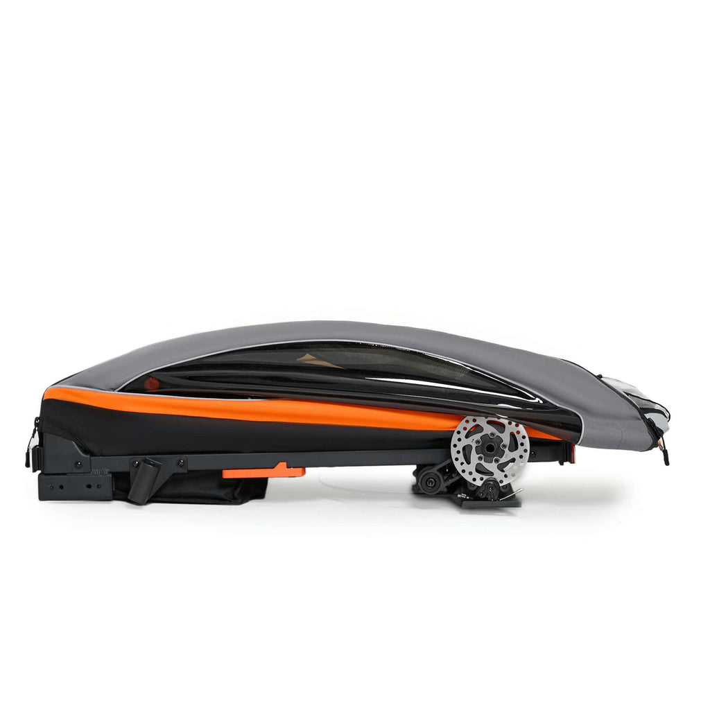 Nava Orange 3-in-1 Child Bike Trailer