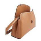 Bolso Toteme T-Lock Grained-Leather Clutch