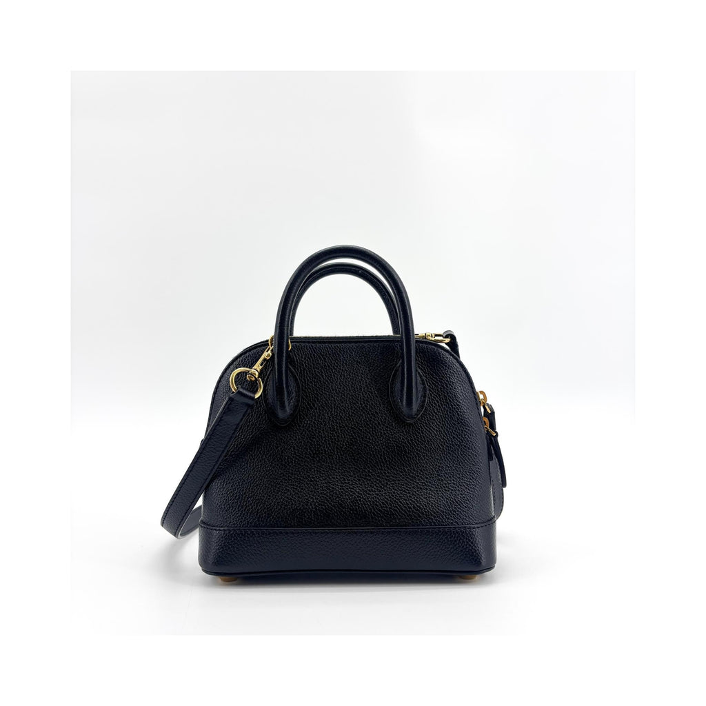 Balenciaga - Handväska Logo Ville Xxs Läder - Svart