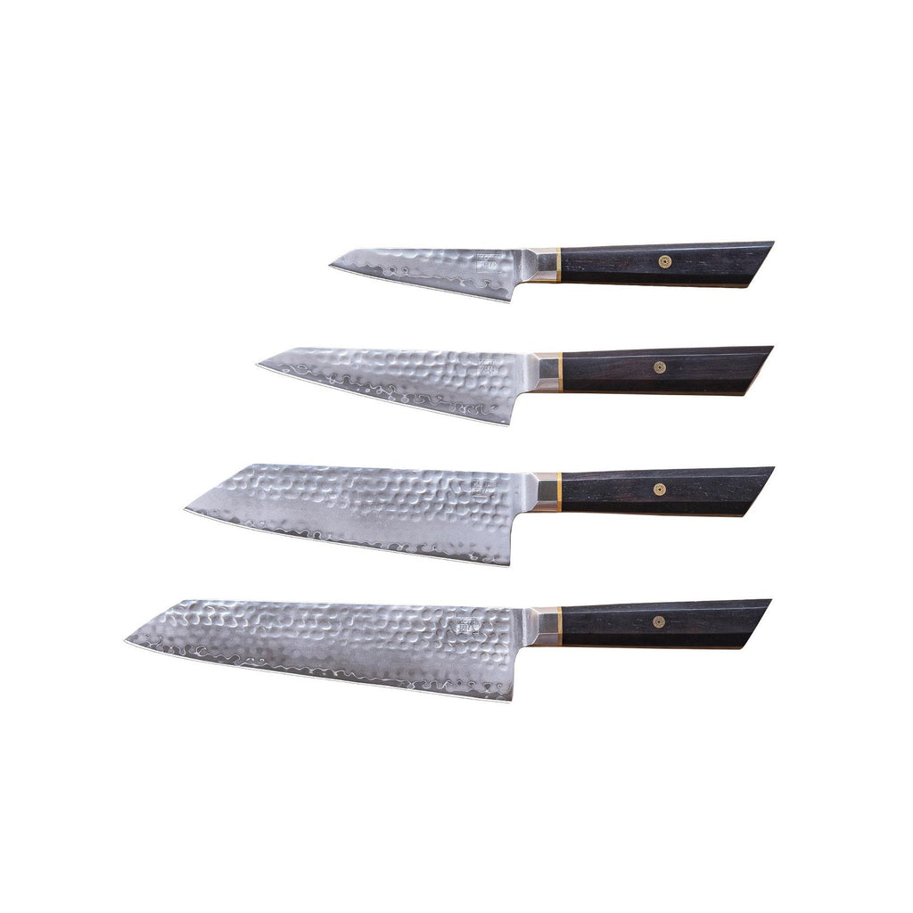 Colección Bunka San-Mai - Set completo de 4 piezas: 4 cuchillos