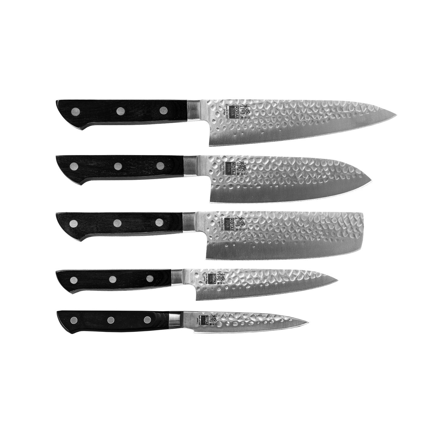 Colección Hashi Tsuchime - Set completo de 5 cuchillos