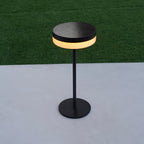 Vivia - Solar Table Lamp - Aluminum - Black