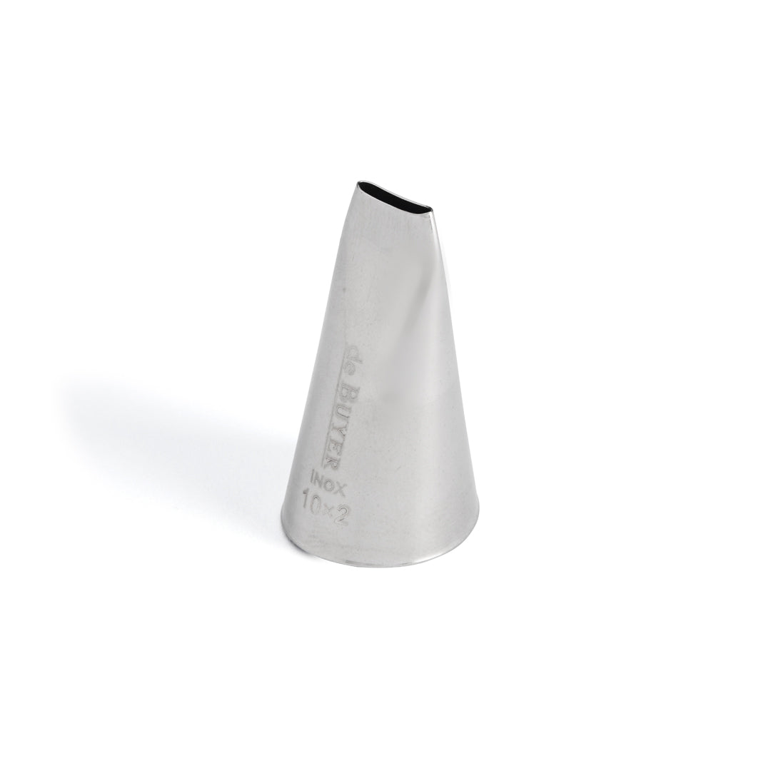 Bocchetta Scanalata in Acciaio Inox C8 - 8 Denti - Ø 0.9 Cm