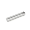 De Buyer – Rektangulär Bakram - Rostfritt Stål - Silver, rektangulär kakform i silverfärgad metall, framifrån