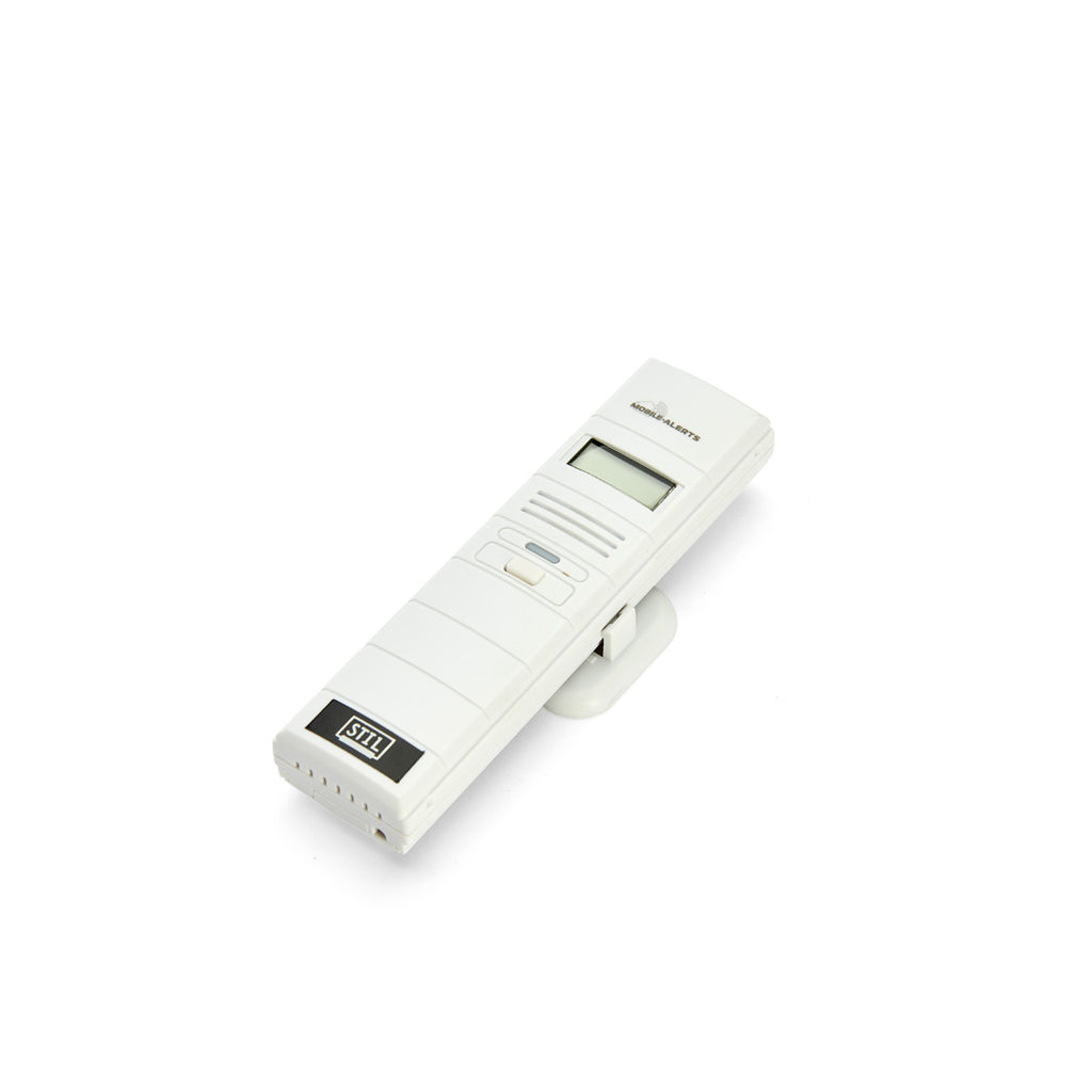 De Buyer – Thermo Connect Pro - Givare - Plast - Vit, vit fjärrkontroll med display och knappar mot vit bakgrund