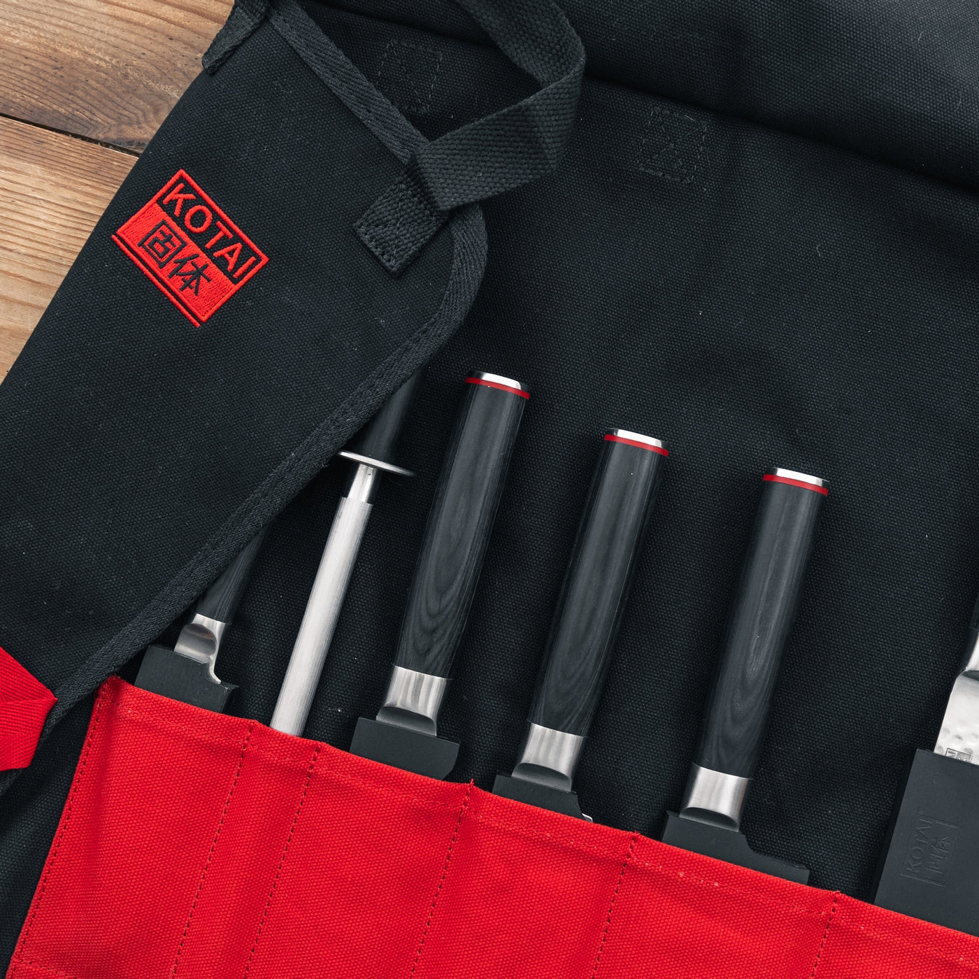 Hashi Tsuchime Collection - Complete Nomad 7-piece Set: 5 Knives + 2 Accessories