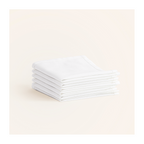 set of 6 washable fabric handkerchiefs