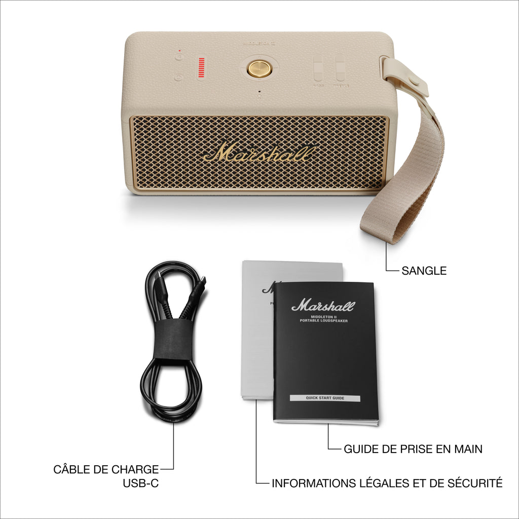 Enceinte Portable - Middleton II - Crème