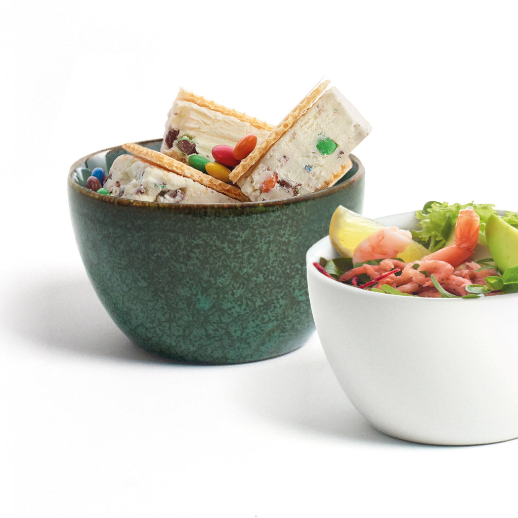 Cuenco de porcelana - Verde azur