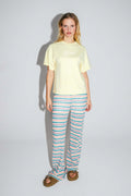 Camiseta The Colette Collector de punto amarillo de algodón y modal