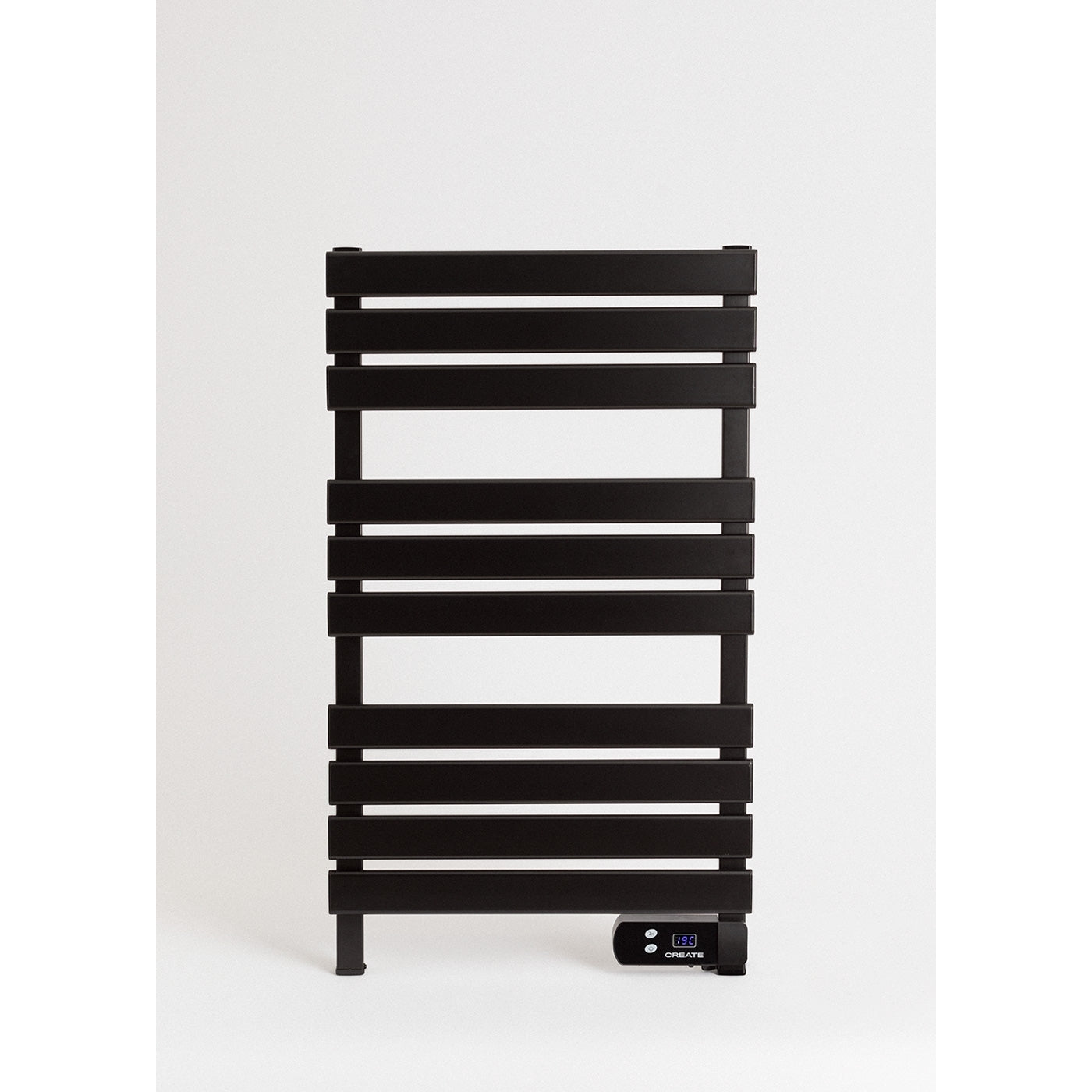 Warm Towel - Sèche-Serviettes Électrique Au Sol Ou Mural 500W - Noir
