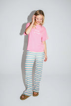 The Colette Collector T-Shirt In Pink Cotton And Modal Jersey Made In Portugal