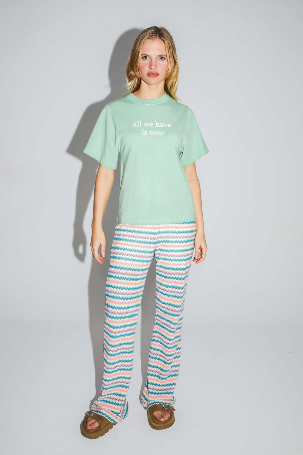 Camiseta Colette Collector de algodón verde y punto de modal fabricada en Portugal