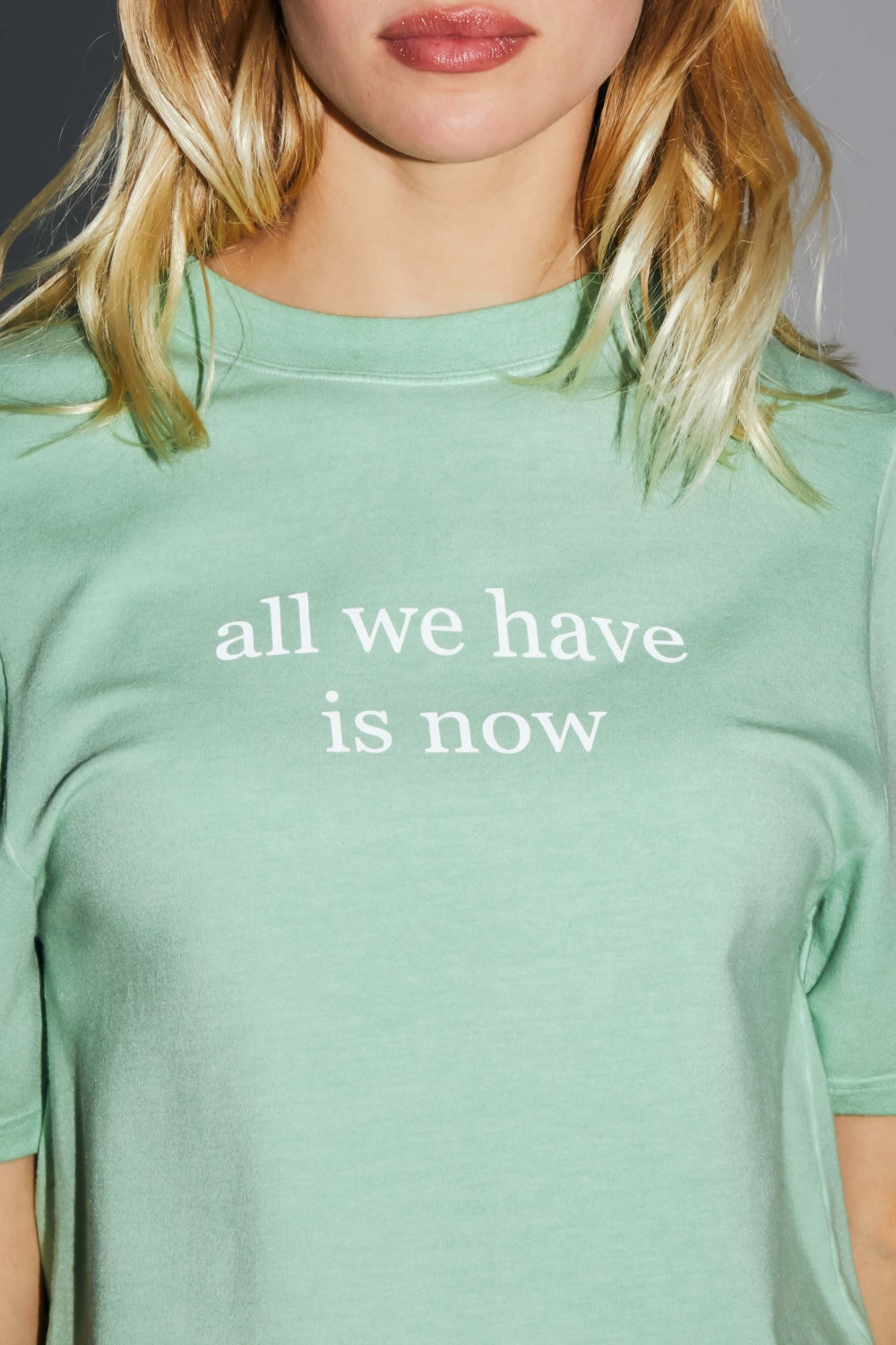 Camiseta Colette Collector de algodón verde y punto de modal fabricada en Portugal