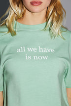 Camiseta Colette Collector de algodón verde y punto de modal fabricada en Portugal