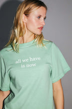 Camiseta Colette Collector de algodón verde y punto de modal fabricada en Portugal