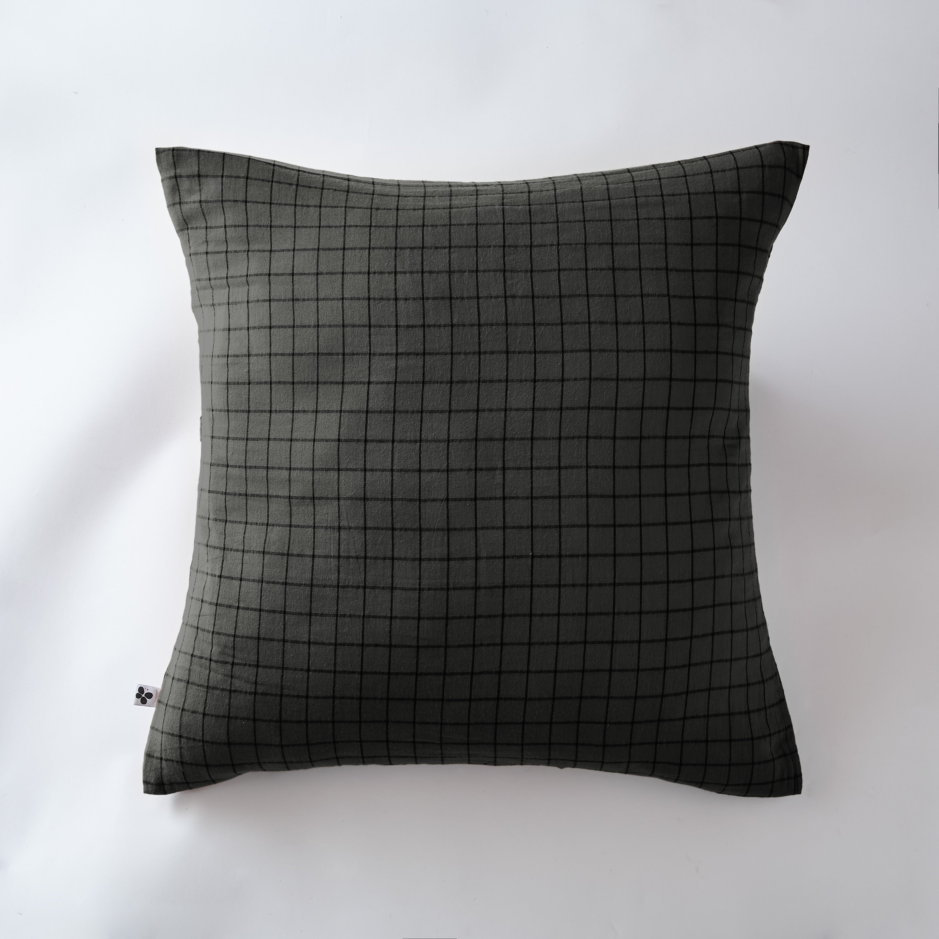 Gaia Mix - Funda de almohada - Doble gasa de algodón - Abeto
