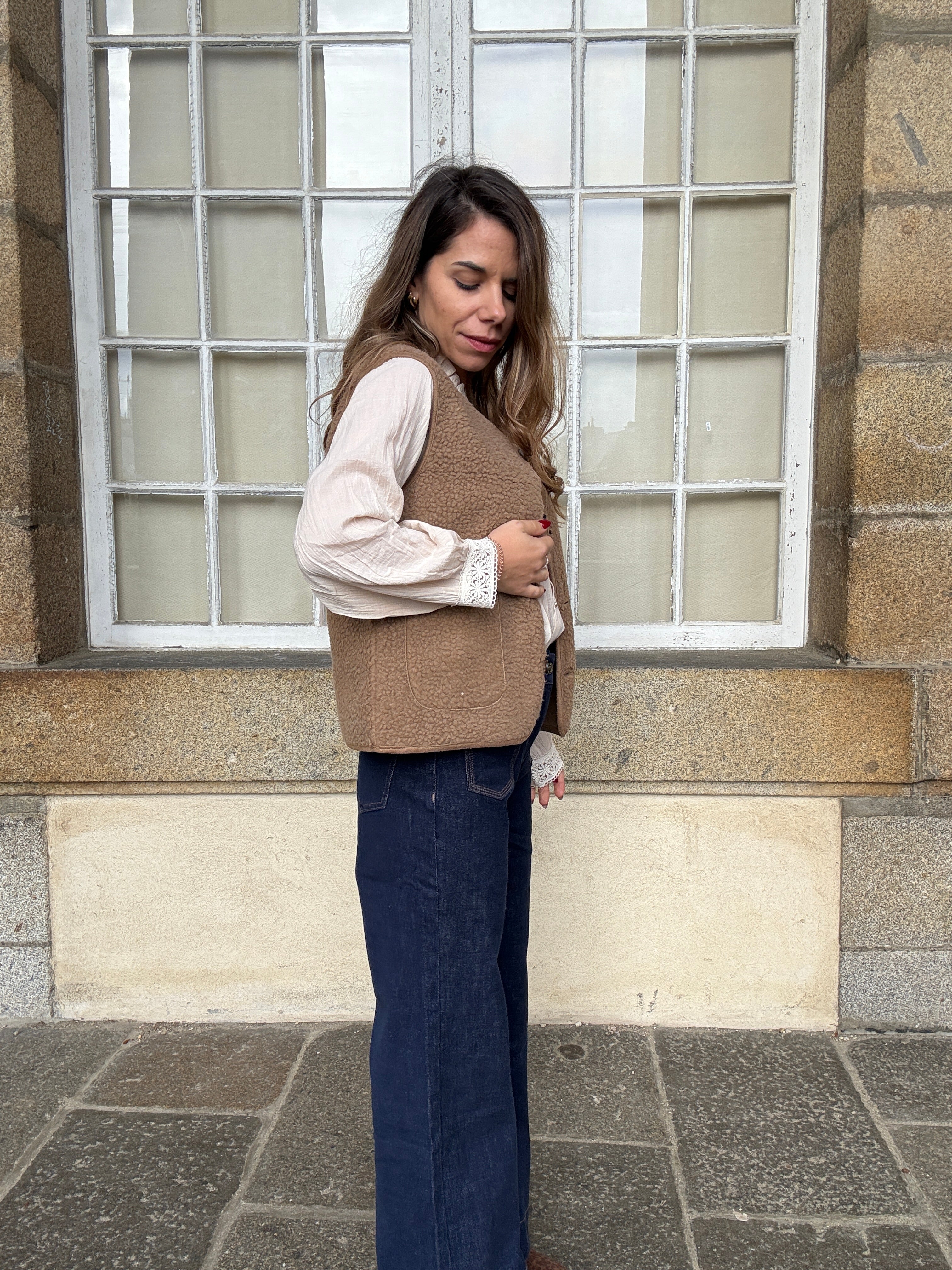 Berger Arianne Camel Vest