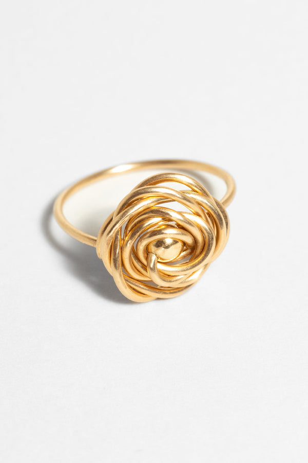 Mittlerer Ring Rosa - Gold