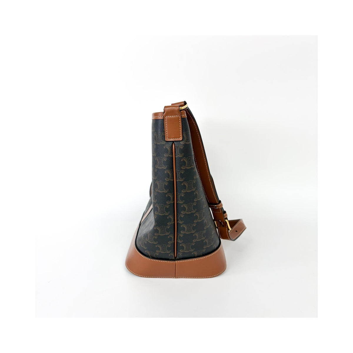 Celine - Håndtaske Bucket Bag Small Toile - Camel