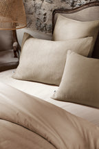 Alma - Pillowcase - Plain Honeycomb - Twine