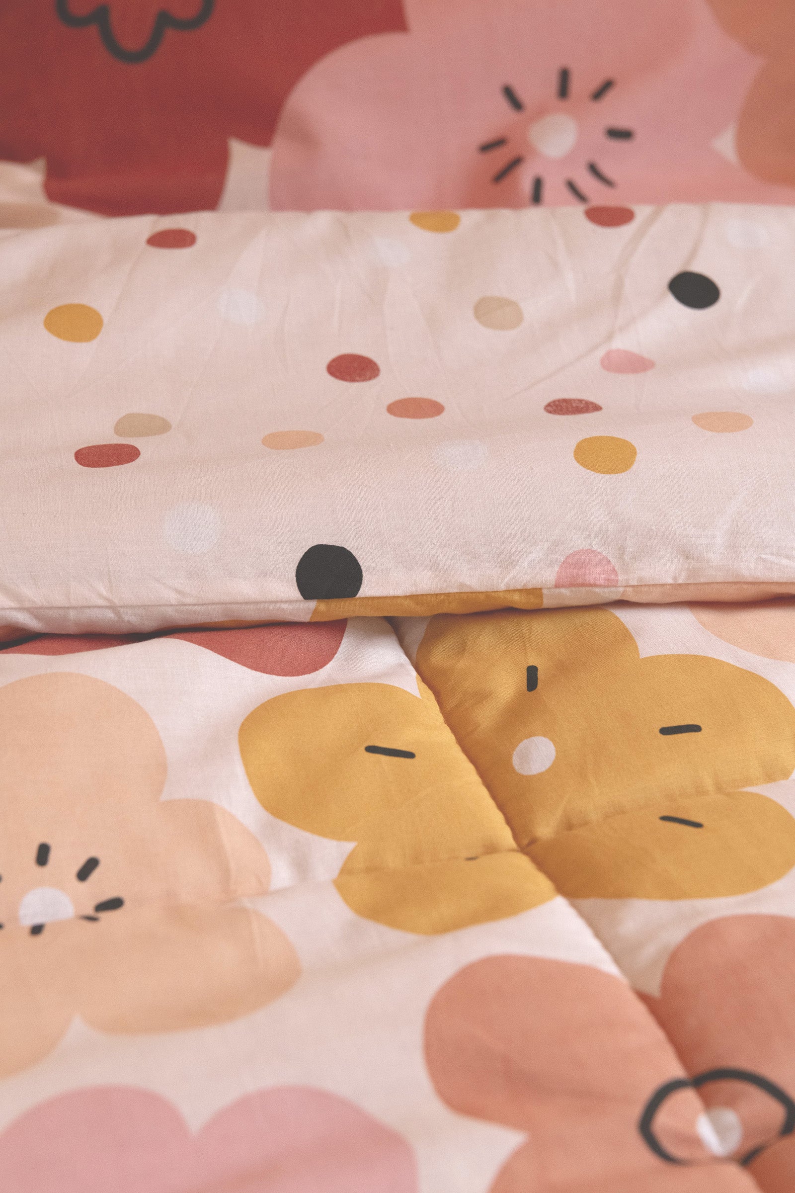 Printed Duvet + 1 Pillowcase - Printed Cotton - Barbotine