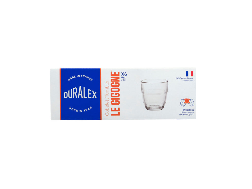 Duralex - Pack of 6 Nesting Cups - Transparent - 9Cl
