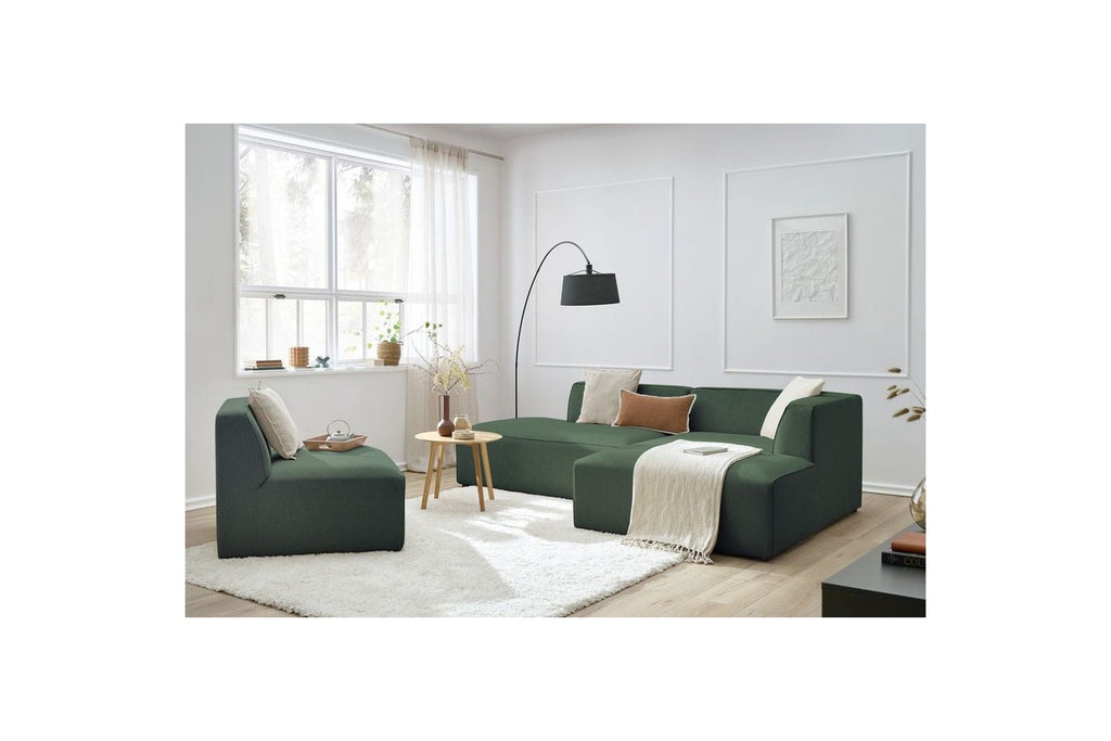 Megeve - Sillón sin brazos de 1 plaza para sofá modular - Tejido liso