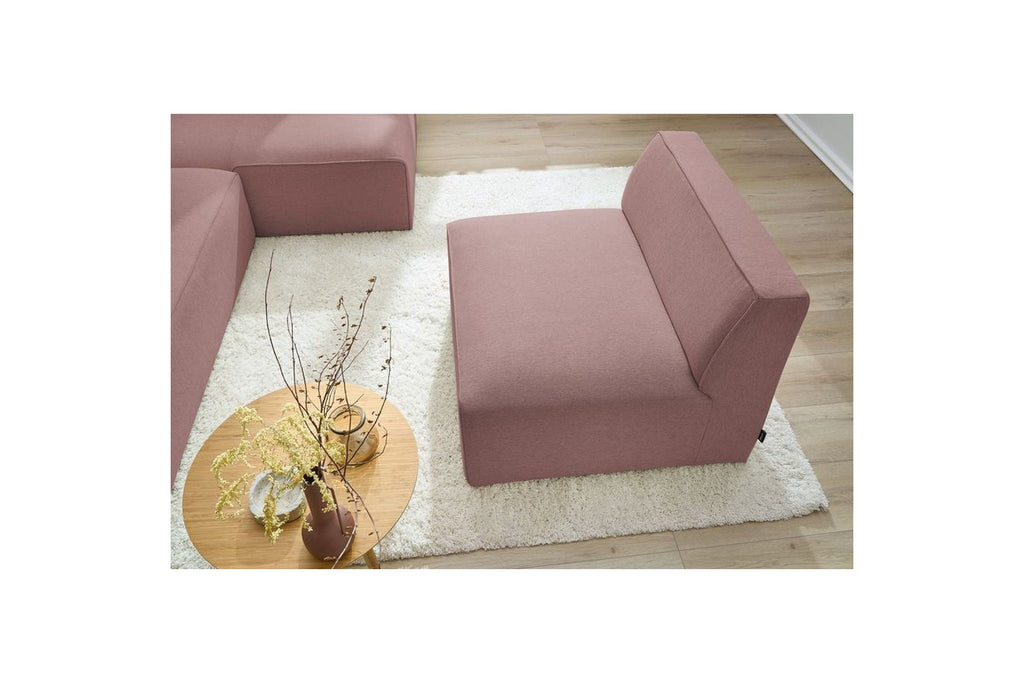 Megeve - Sillón sin brazos de 1 plaza para sofá modular - Tejido liso
