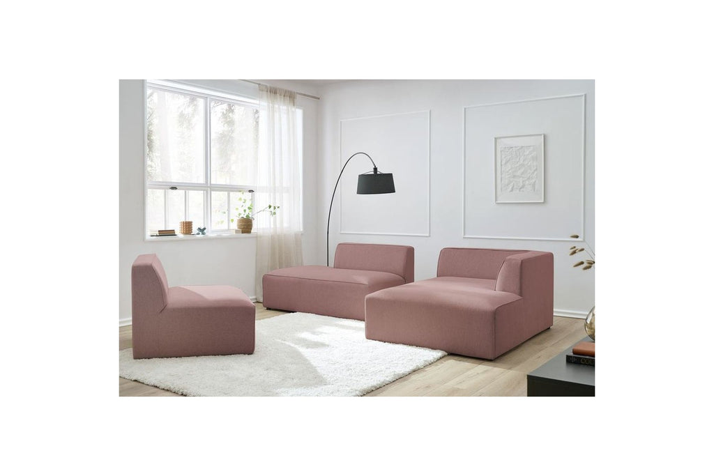 Megeve - Sillón sin brazos de 1 plaza para sofá modular - Tejido liso