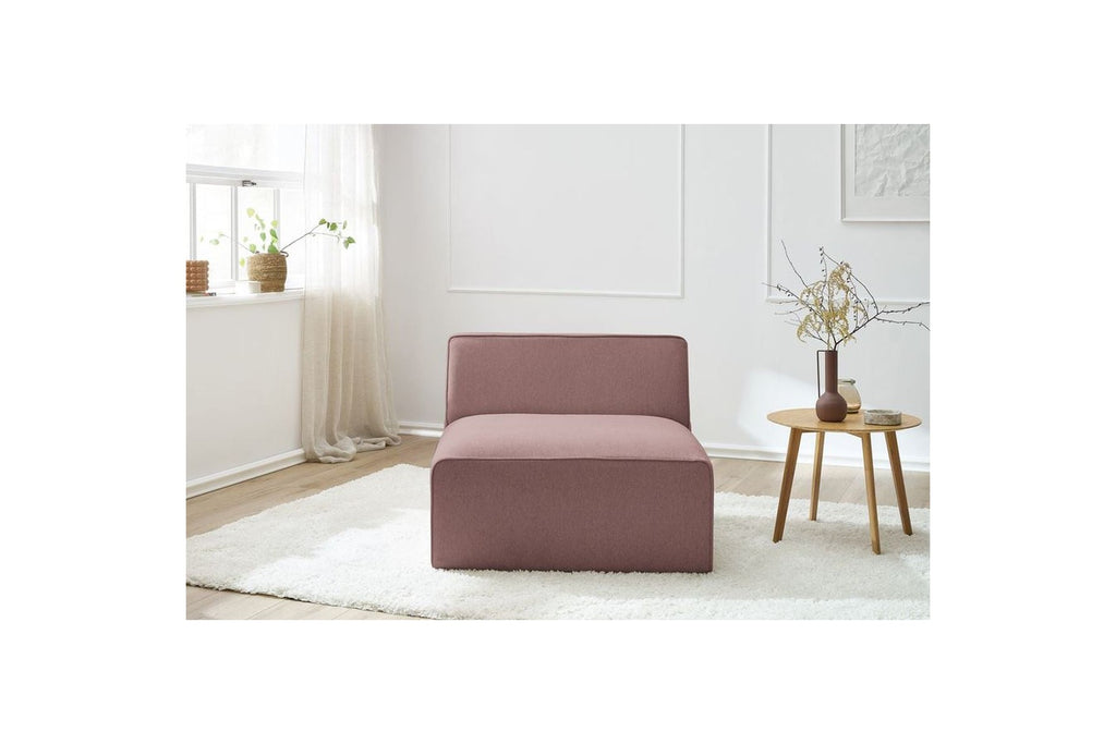 Megeve - Sillón sin brazos de 1 plaza para sofá modular - Tejido liso