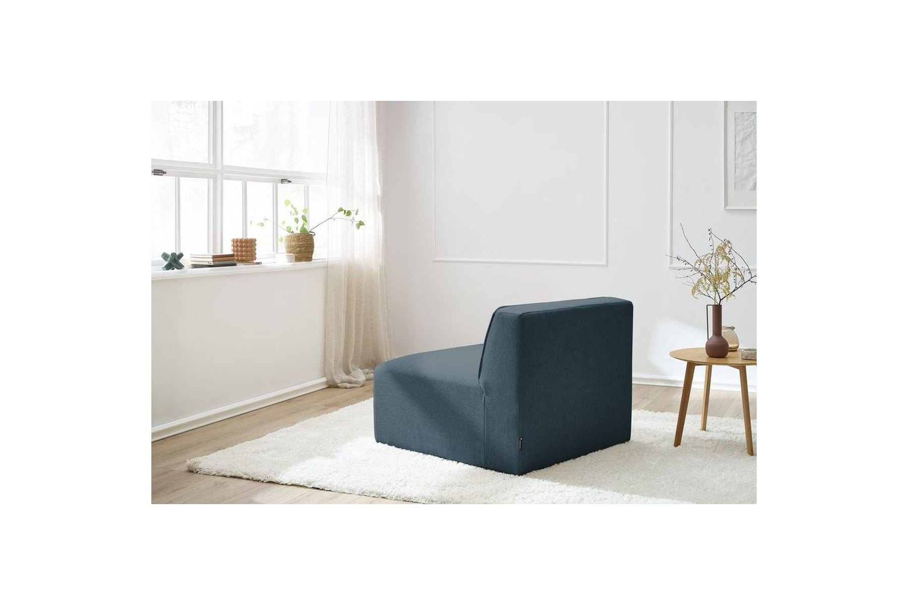 Megeve - Sillón sin brazos de 1 plaza para sofá modular - Tejido liso