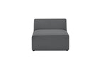 Megeve - Sillón sin brazos de 1 plaza para sofá modular - Tejido liso