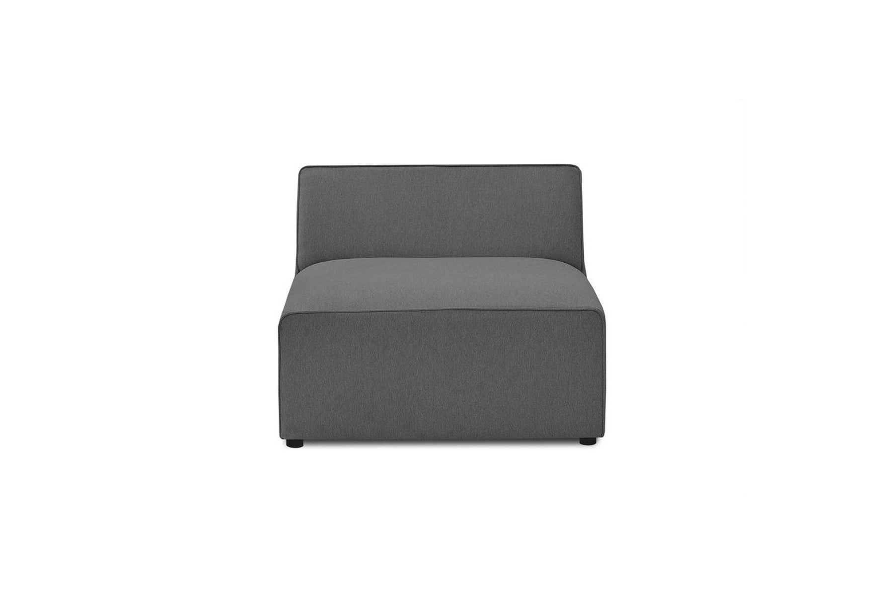 Megeve - Sillón sin brazos de 1 plaza para sofá modular - Tejido liso