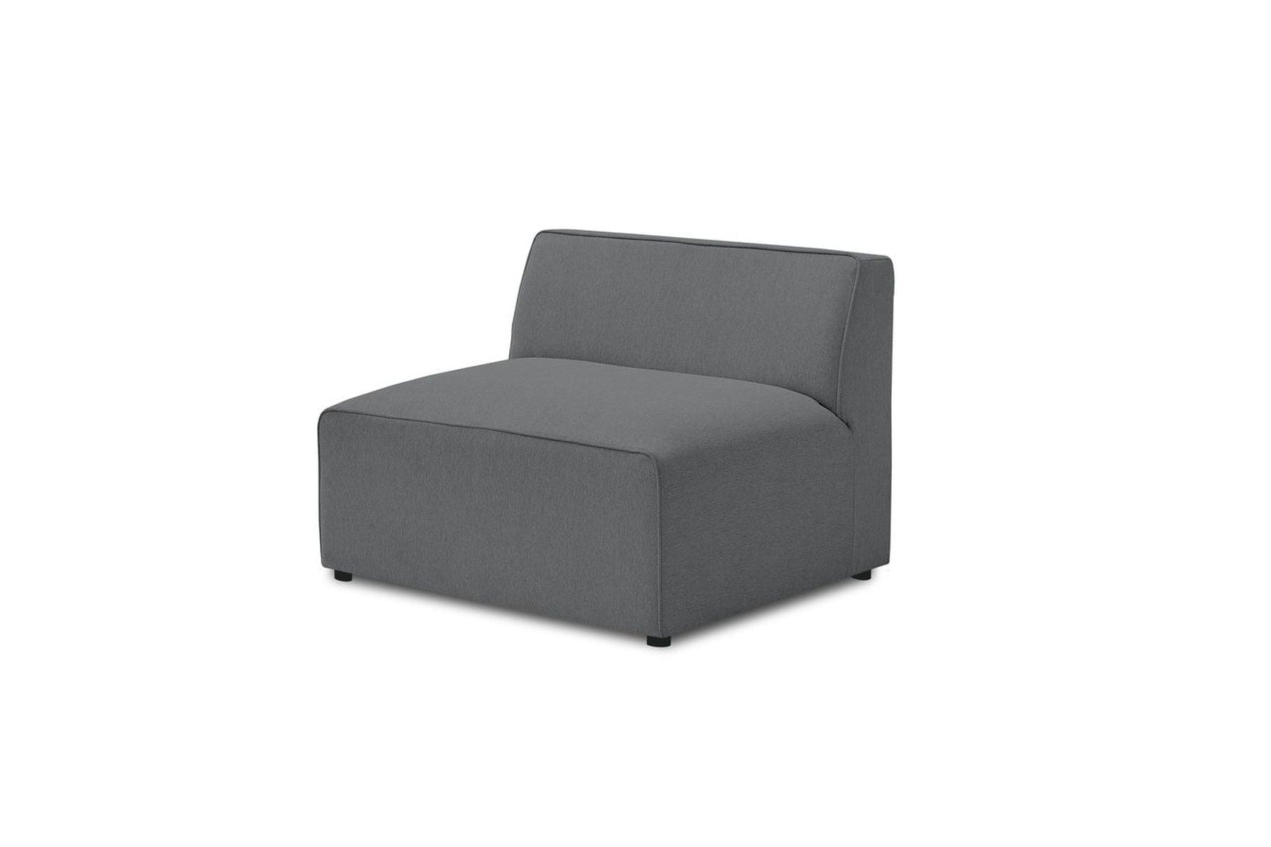 Megeve - Sillón sin brazos de 1 plaza para sofá modular - Tejido liso