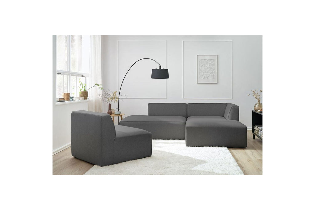 Megeve - Sillón sin brazos de 1 plaza para sofá modular - Tejido liso