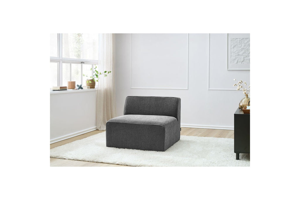 Sillón sin brazos de 1 plaza para sofá modular - MEGEVE - Tejido texturizado