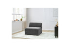 Sillón sin brazos de 1 plaza para sofá modular - MEGEVE - Tejido texturizado