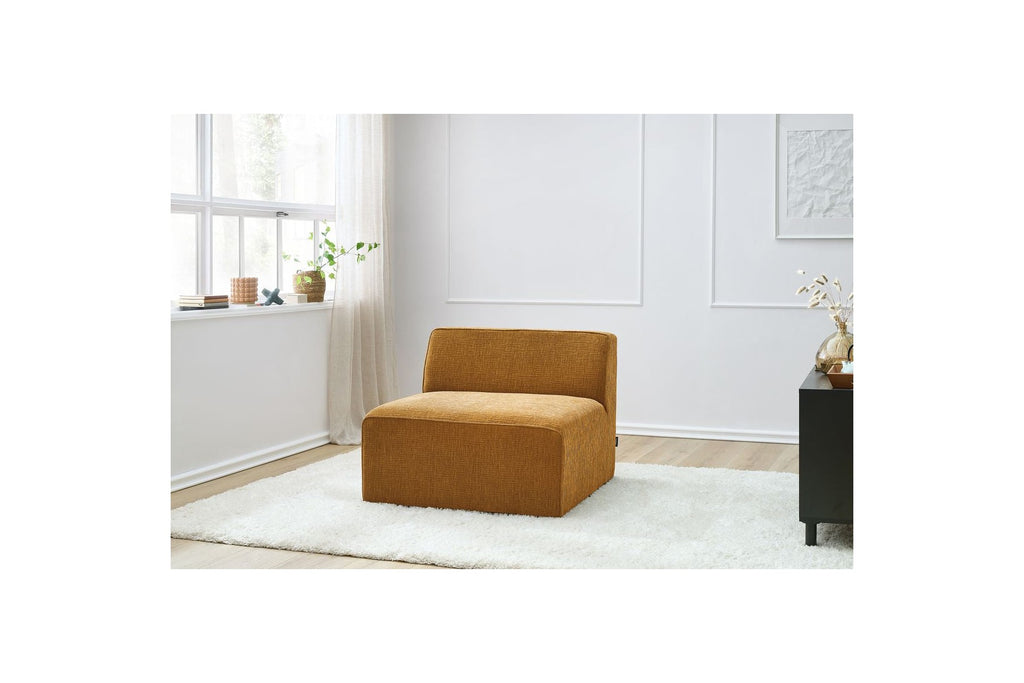Sillón sin brazos de 1 plaza para sofá modular - MEGEVE - Tejido texturizado