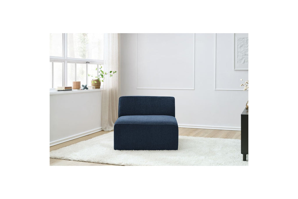 Sillón sin brazos de 1 plaza para sofá modular - MEGEVE - Tejido texturizado