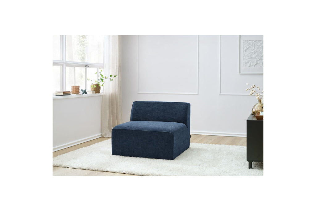 Sillón sin brazos de 1 plaza para sofá modular - MEGEVE - Tejido texturizado