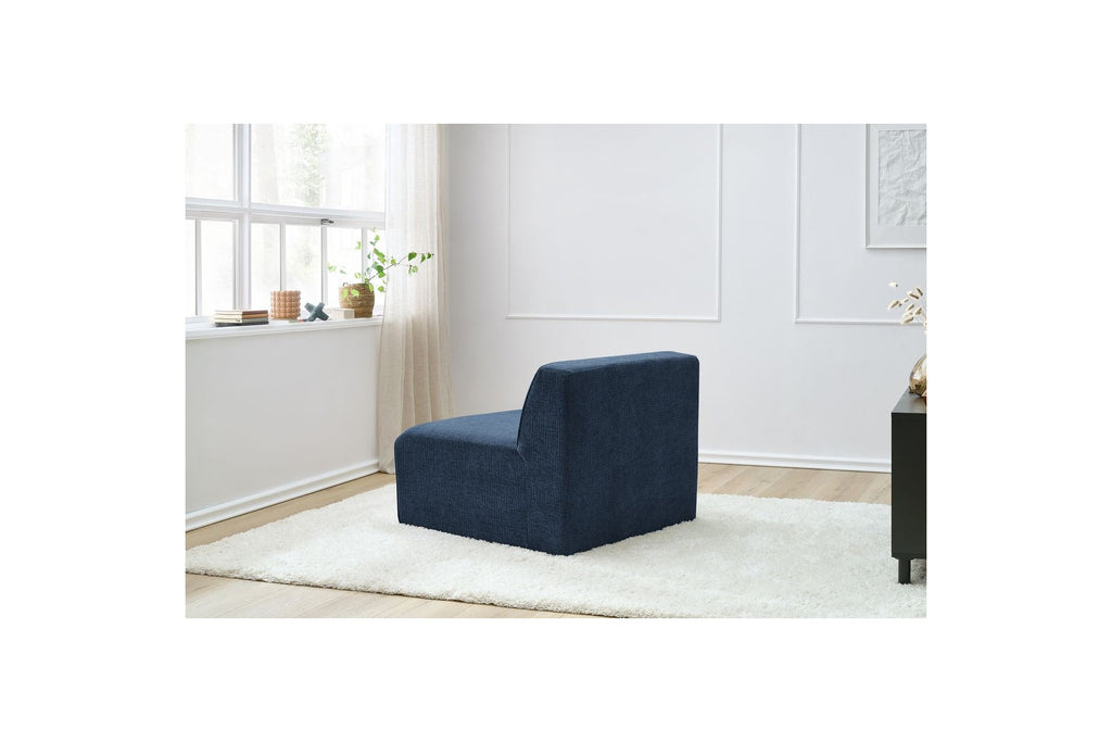 Sillón sin brazos de 1 plaza para sofá modular - MEGEVE - Tejido texturizado