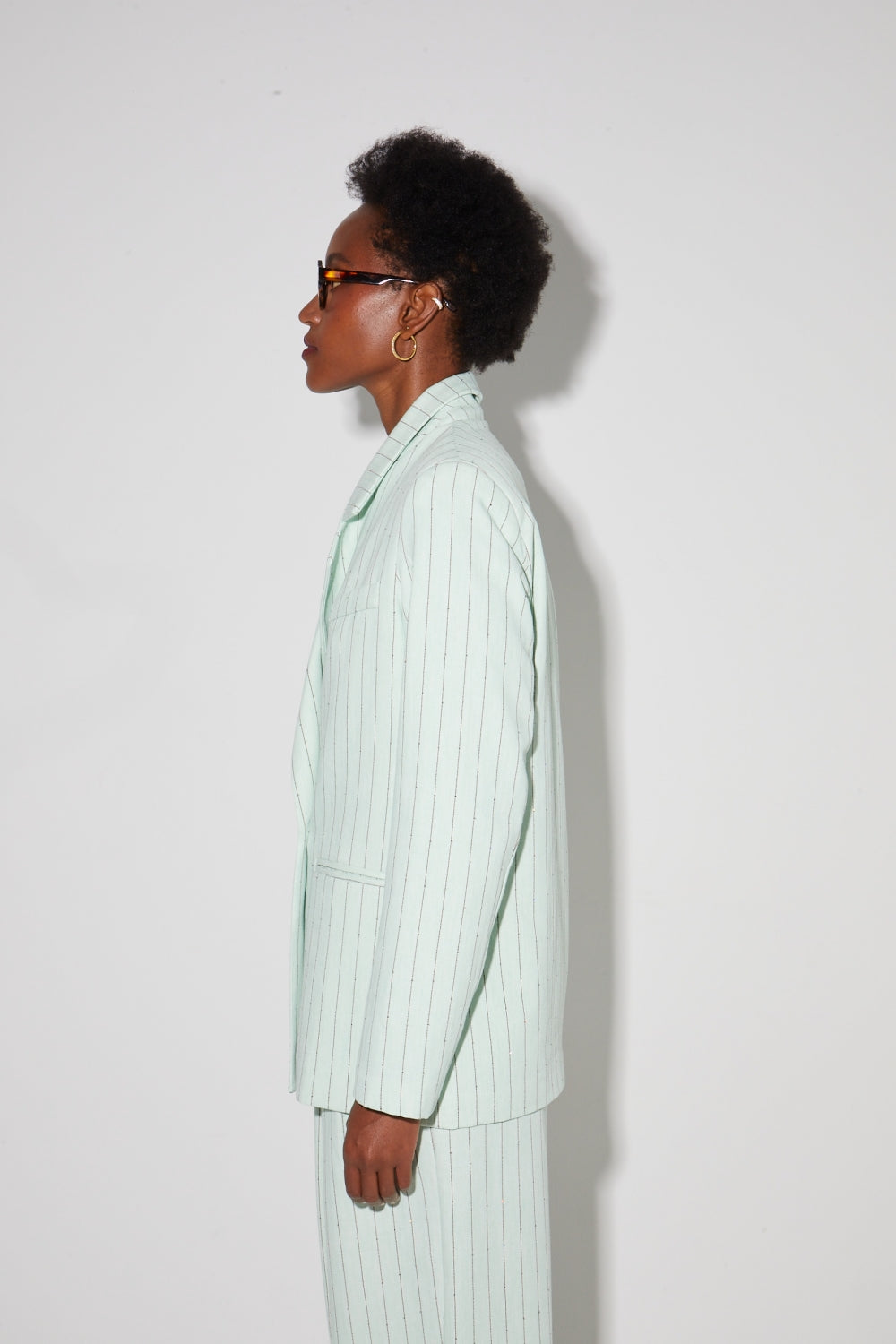 Ema Éclat Mint Blazer, Made In Italy