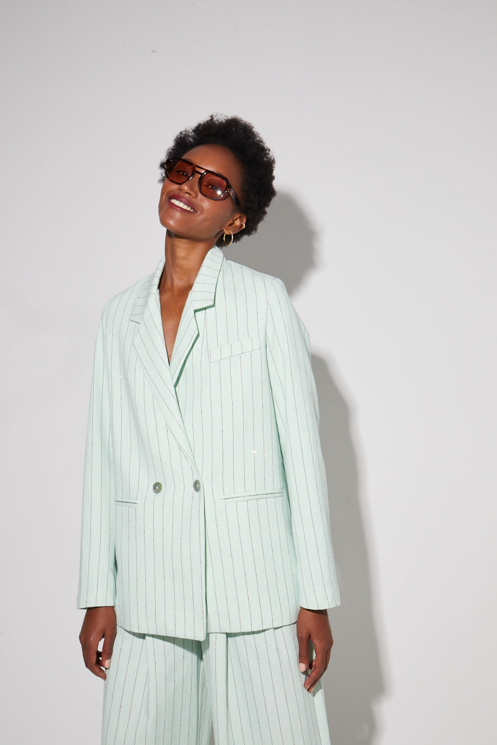 Ema Éclat Mint Blazer, Made In Italy
