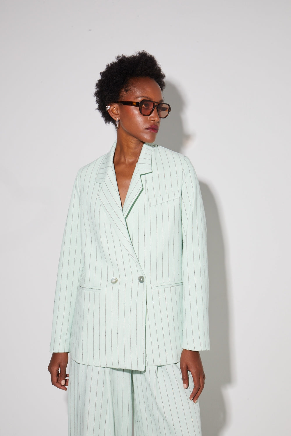 Ema Éclat Mint Blazer, Made In Italy